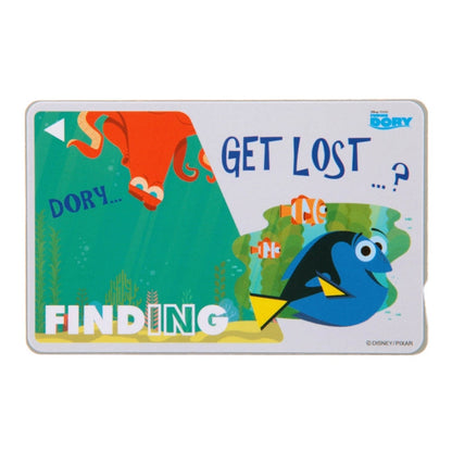 Findet Dorie IC-Karten Aufkleber Dori & Hank Japan Disney Store