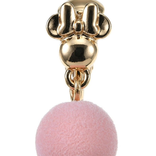 Minnie Ohrring (für ein Ohr) mit Flockenball Japan Disney Store
