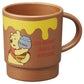 Disney Store - Holzoptik Stapelbecher mit lustigem Winnie the Pooh Gesicht - Geschirr Japan Disney Store
