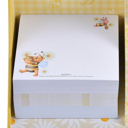 Puuh & Freunde Notizblock mit Haftnotizen und Stifthalter im Bienenkostüm Japan Disney Store