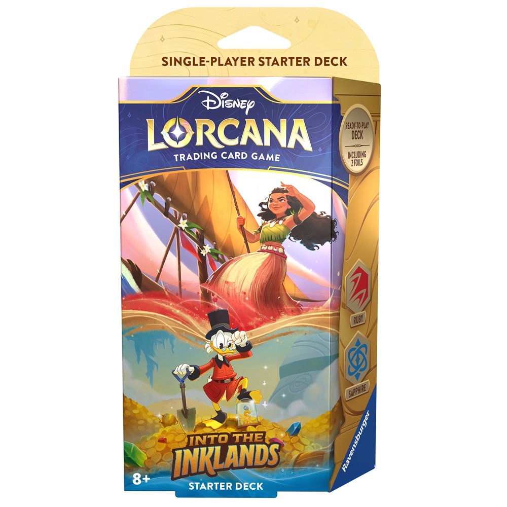 Disney Lorcana: Into the Inklands - Starter Deck Ruby/Sapphire - EN Japan Disney Store
