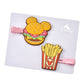 Disney Store - Mickey Haarspangen Set Burger & Pommes Frites - Haaraccessoire Japan Disney Store