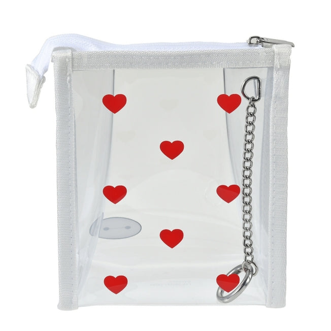 Baymax Klarer Beutel mit Karabiner - Kosmetiktasche Japan Disney Store