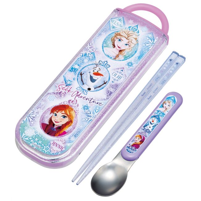 Disney Store - Antibakterielles Essstäbchen und Löffel-Set - Küchenaccessoire Japan Disney Store