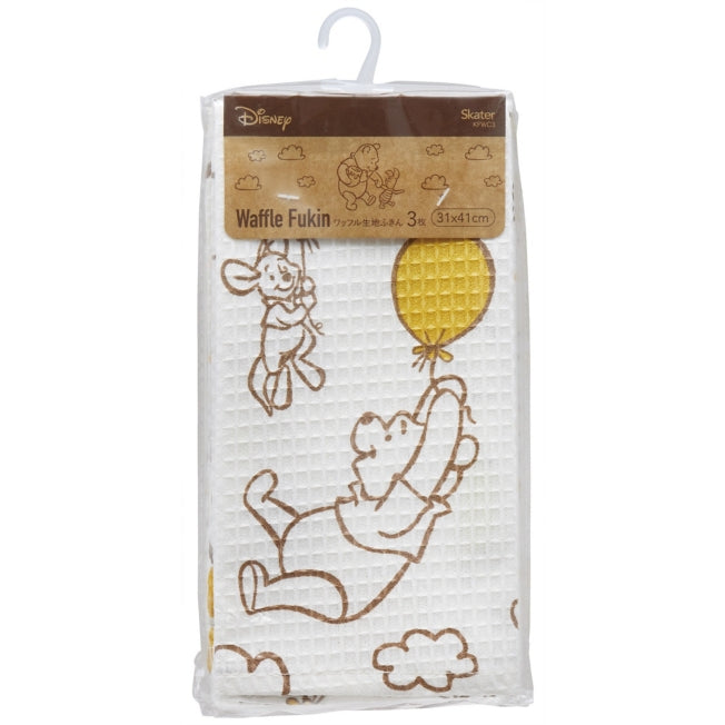 Waffelstoff Geschirrtuch 3er-Set mit Winnie the Pooh Japan Disney Store