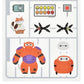 Baymax, Baymax 2.0, Mochi Aufkleber und Sticker Japan Disney Store