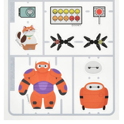 Baymax, Baymax 2.0, Mochi Aufkleber und Sticker Japan Disney Store