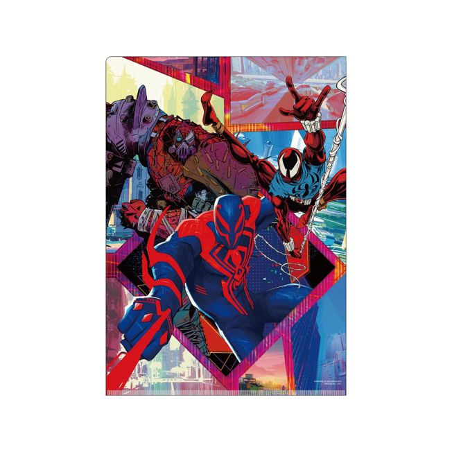 Spider-Verse Metallic-Clear File Japan Disney Store