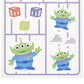 Little Green Men/Alien Aufkleber Sticker Collection Japan Disney Store