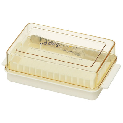 Pooh/Love to Grow Butterdose mit Schneideführung und Butterknife Japan Disney Store