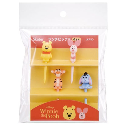 Disney Store - Skater Lunch Picks Winnie the Pooh - Lunchzubehör Japan Disney Store