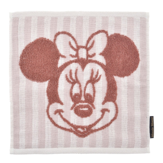 Minnie Mini-Handtuch Gaze Streifen Basic Japan Disney Store