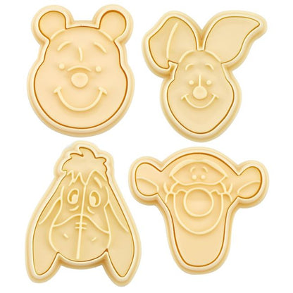 Disney Store - Skater Stempelkeksform [4er Set] Winnie the Pooh CSM1 - Küchenzubehör Japan Disney Store