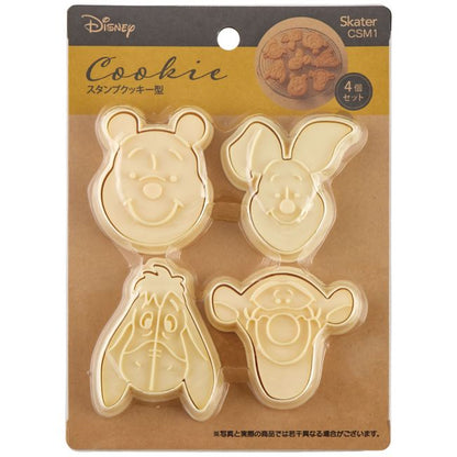 Disney Store - Skater Stempelkeksform [4er Set] Winnie the Pooh CSM1 - Küchenzubehör Japan Disney Store