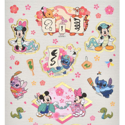 Charakter Siegel-Aufkleber Jahr des Tieres Washi-Stil Sticker Kollektion Japan Disney Store