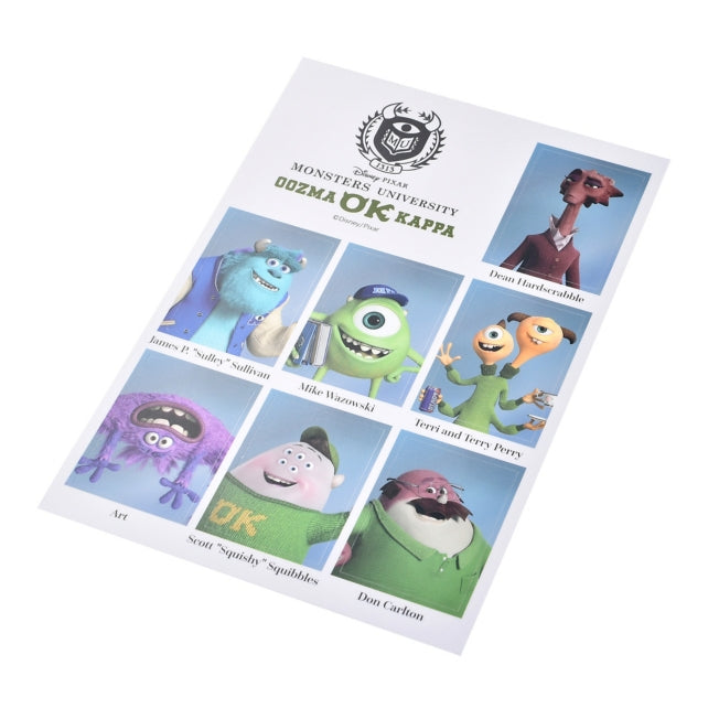 Monster University Siegel Abschlussalbum Sticker Collection Japan Disney Store