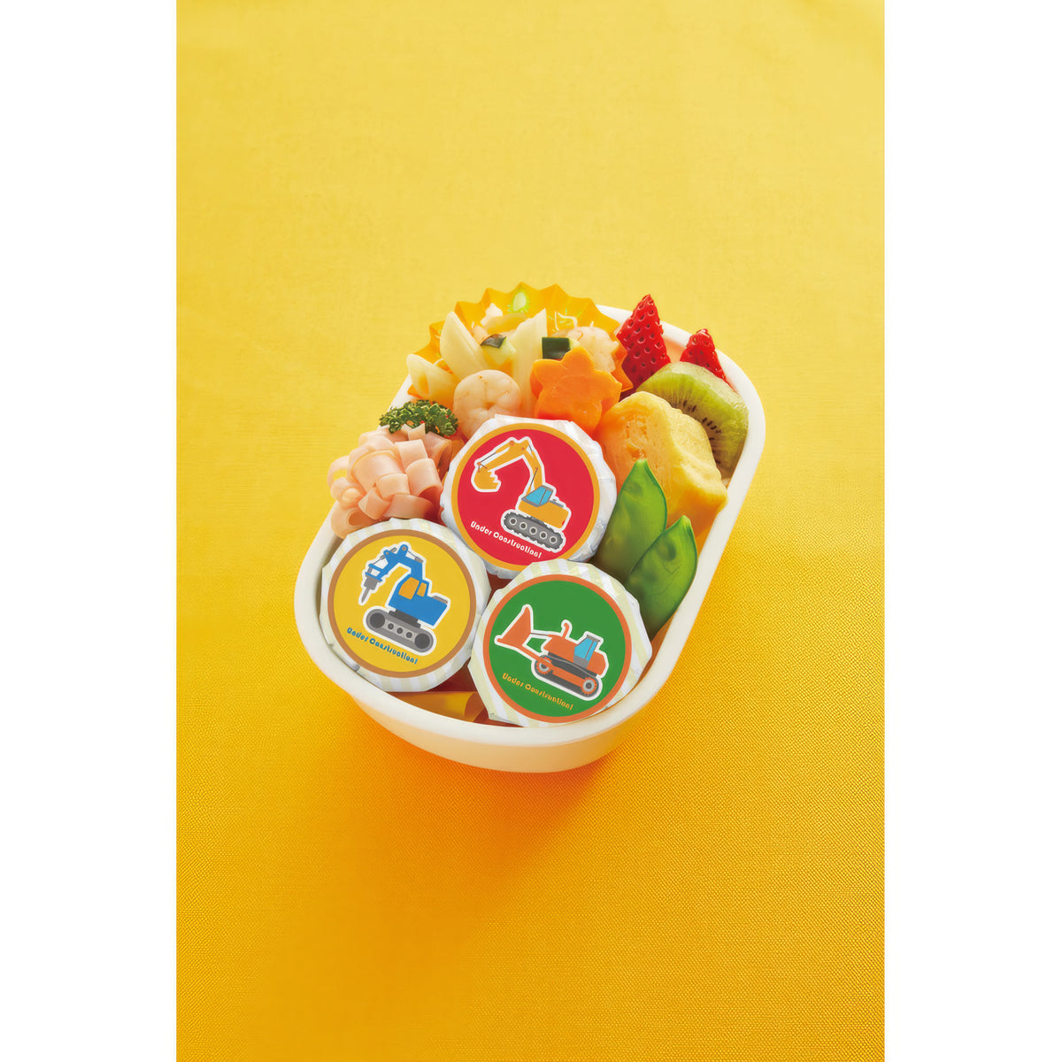 Fahrzeuge Onigiri-Wraps 30 Stück, 5 Designs – Produktbild