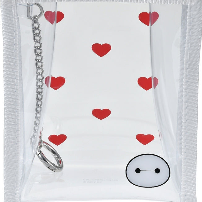Baymax Klarer Beutel mit Karabiner - Kosmetiktasche Japan Disney Store