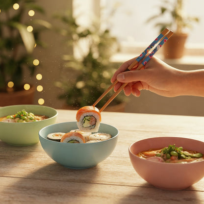 Stitch & Scrump Essstäbchen Set Fun Cooking Time