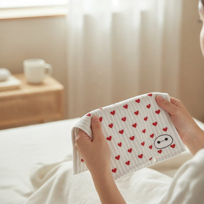 Baymax Mini Handtuch mit Gaze-Punktmotiv