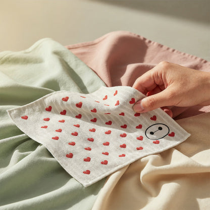 Baymax Mini Handtuch mit Gaze-Punktmotiv