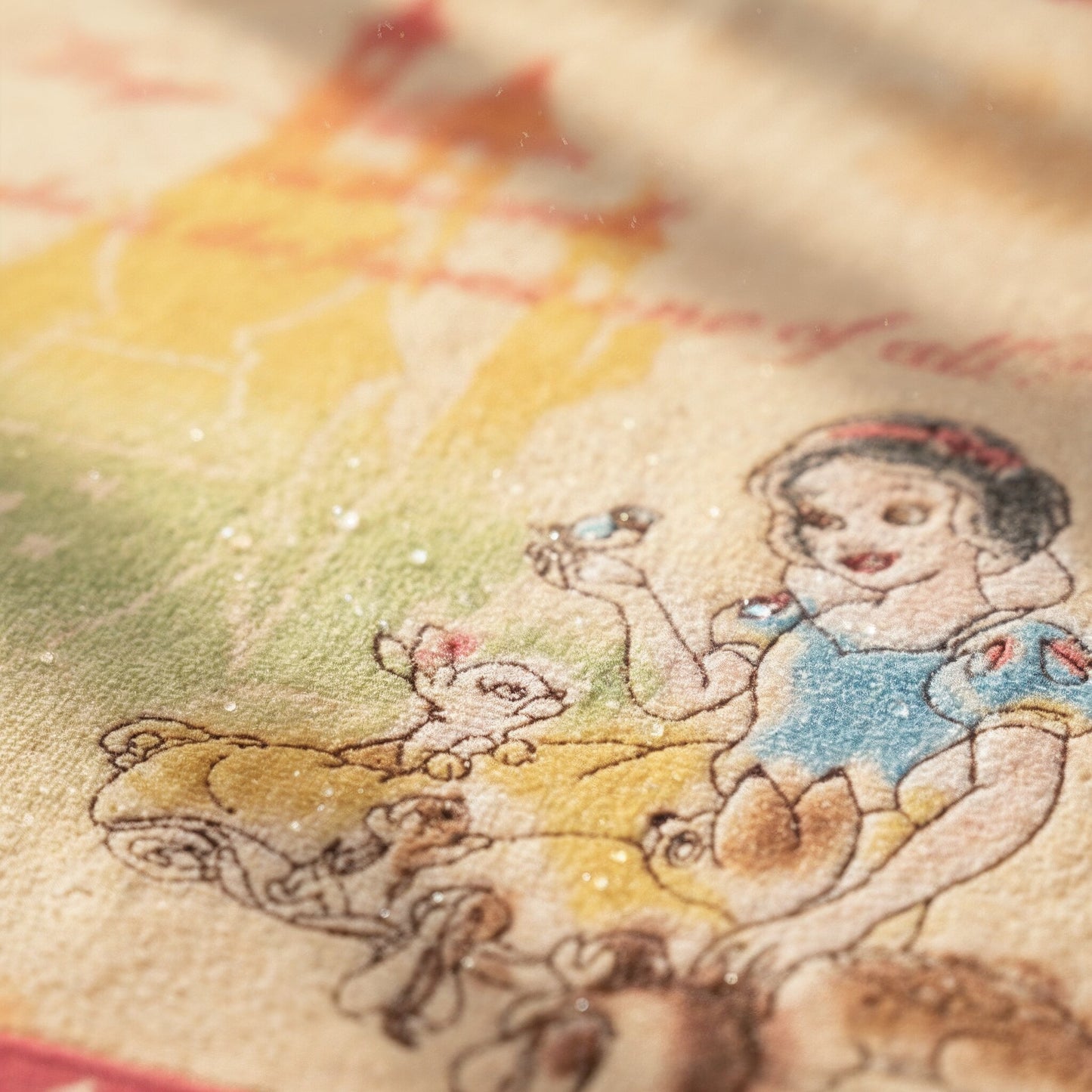 Snow White Wash Towel Water Snow