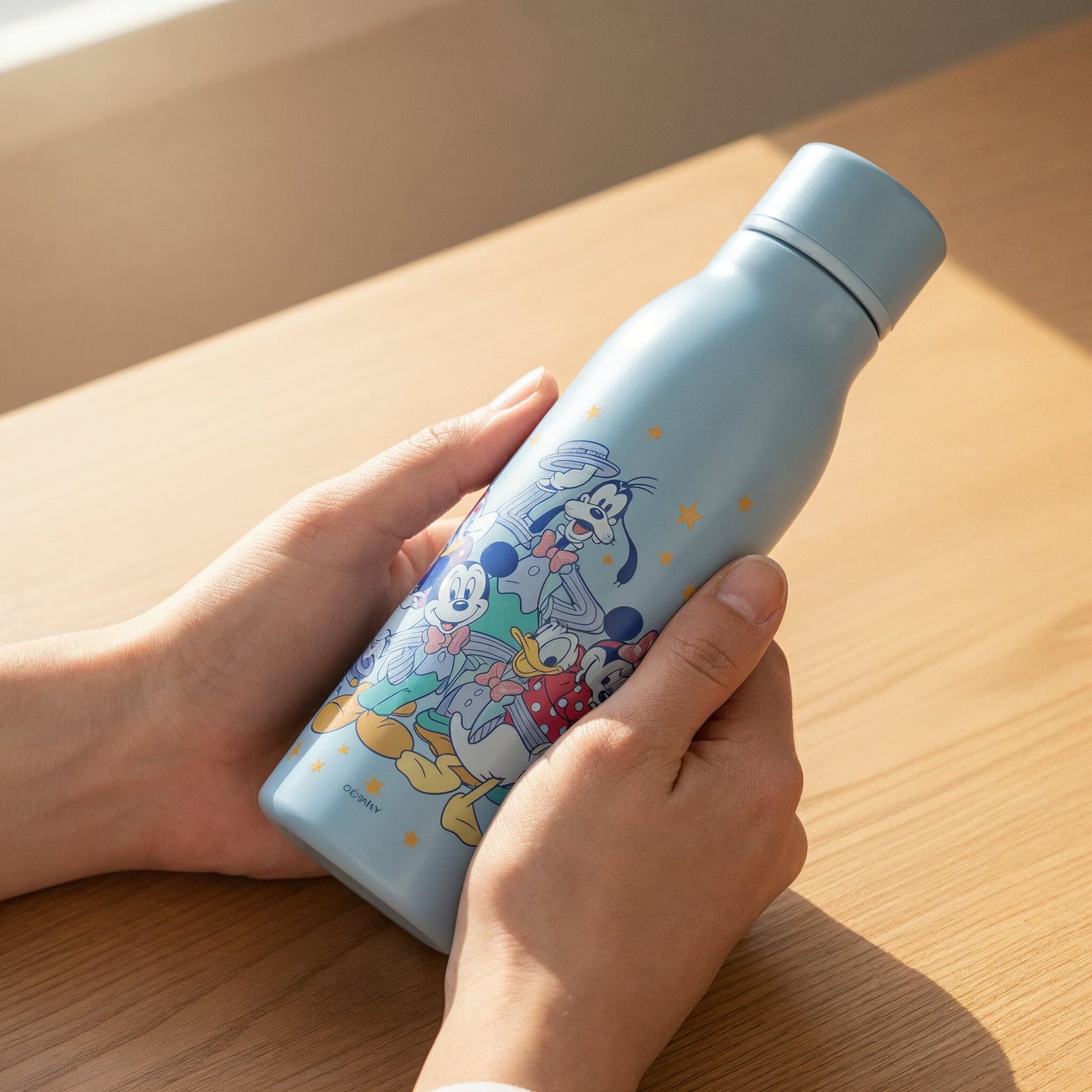 Mickey & Friends Edelstahlflasche mit Sternenmuster