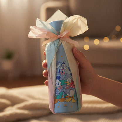 Mickey & Friends Edelstahlflasche mit Sternenmuster