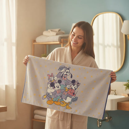 Mickey & Friends Badetuch Star Muster