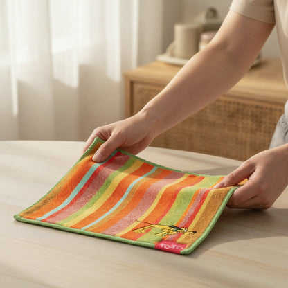 Pluto Mini Towel Orange Caution