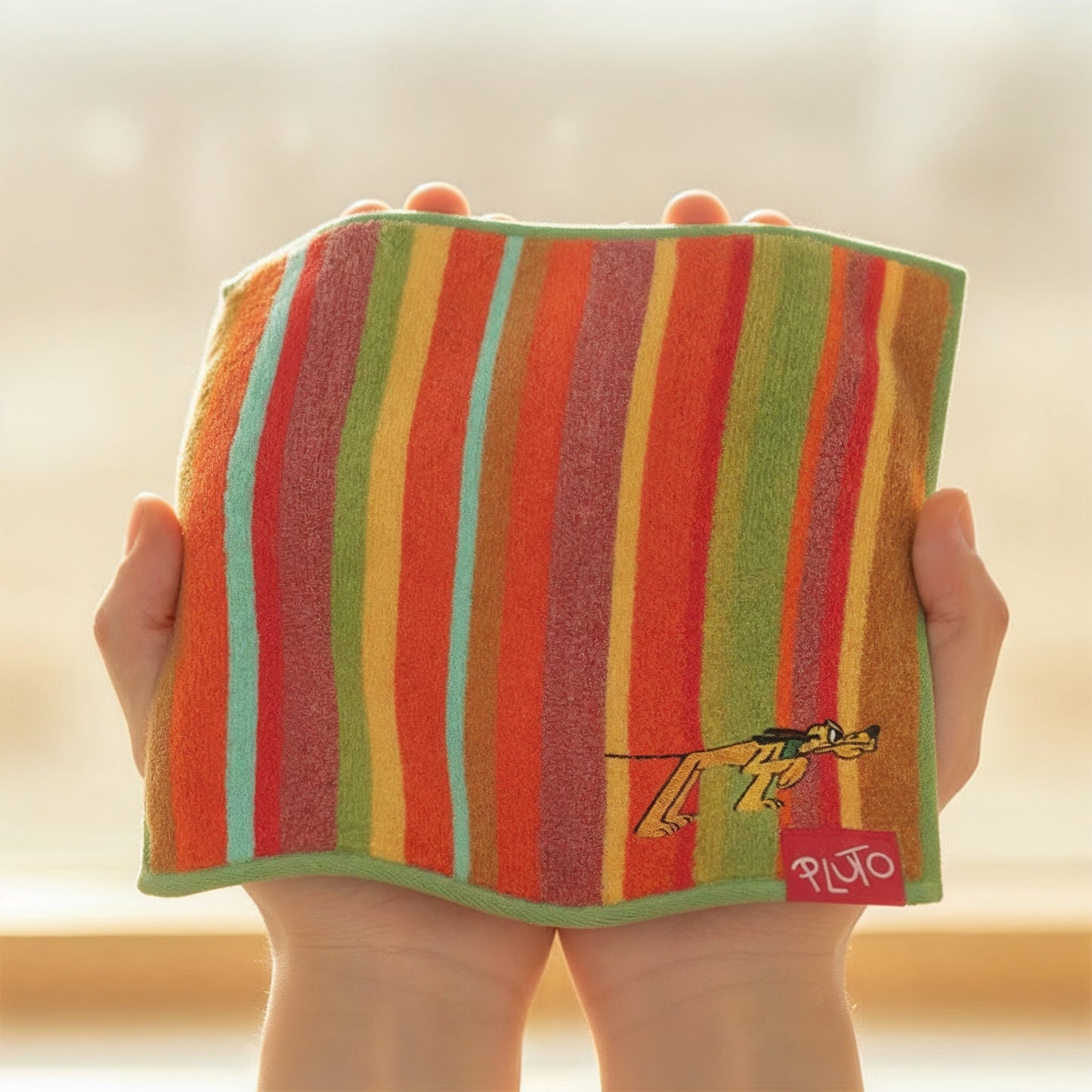 Pluto Mini Towel Orange Caution