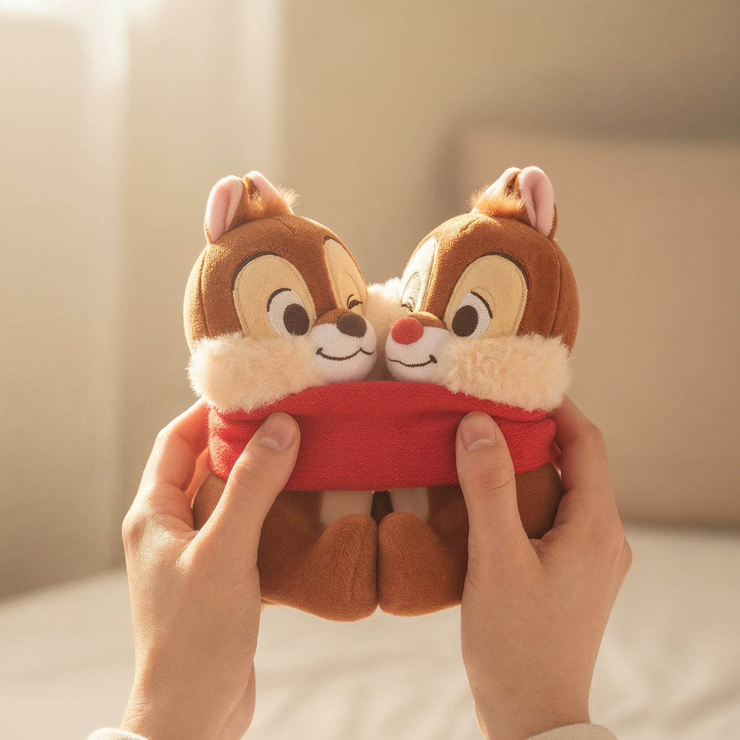 Chip &amp; Dale knitted scarf