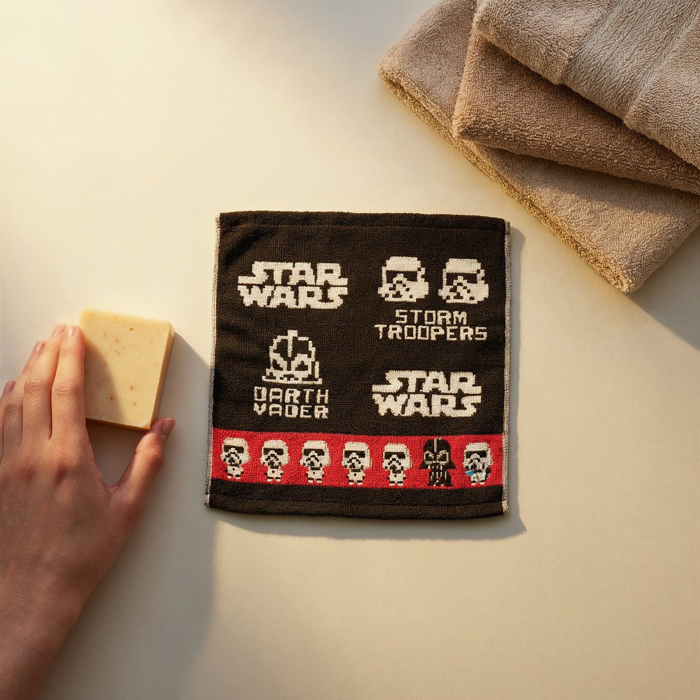 STAR WARS wash towel 8 bit Star Wars