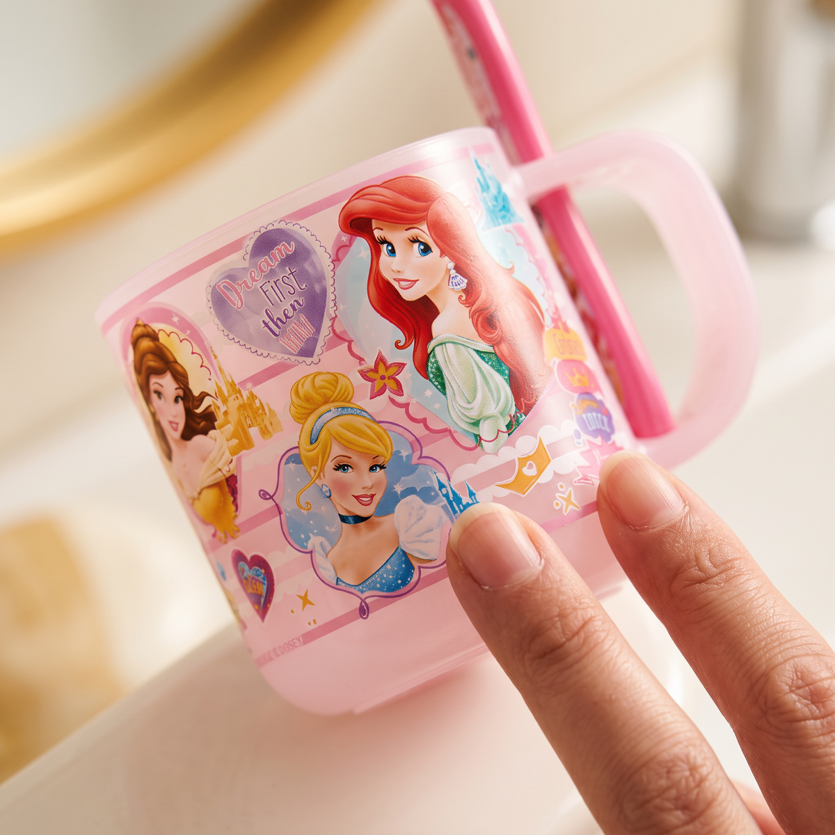Prinzessin Becher & Zahnbürste – Detail