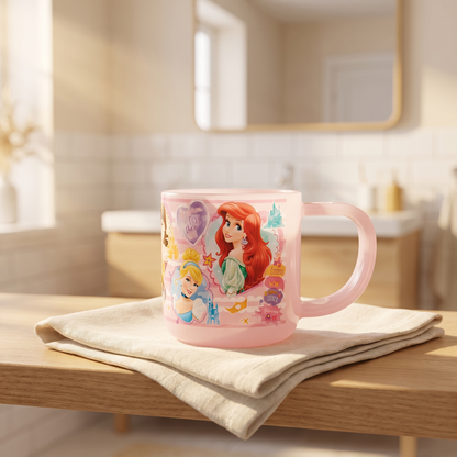 Prinzessin mit Zahnbürstenhalterbecher [180ml] – Alltag