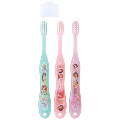 Prinzessin Zahnbürste 3er-Pack mit Kappe Japan Disney Store