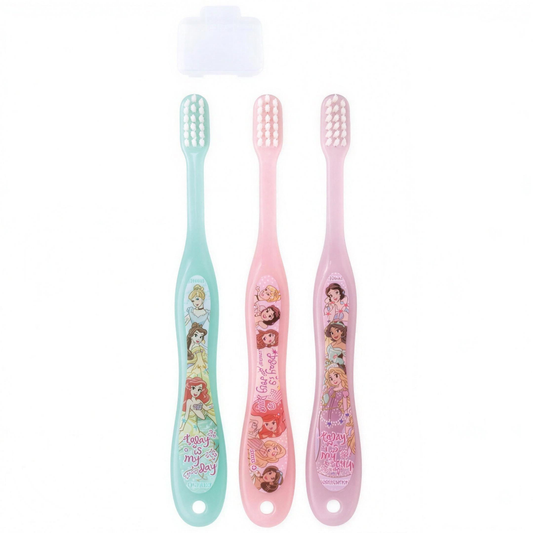 Prinzessin Zahnbürste 3er-Pack mit Kappe Japan Disney Store
