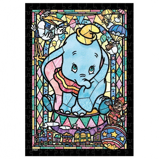 Dumbo Stained Art Puzzle 266 Teile Dumbo Stained Glass Japan Disney Store