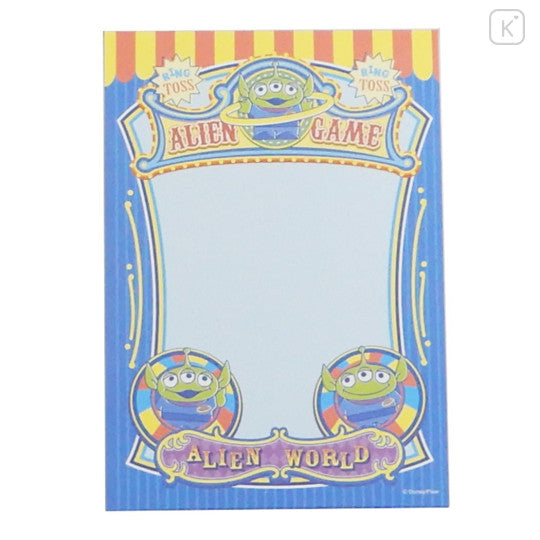 A6 Notepad Toy Story Little Green Men Alien Game Japan Disney Store