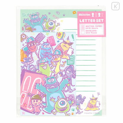 Letter Envelope Set Monster Company Japan Disney Store