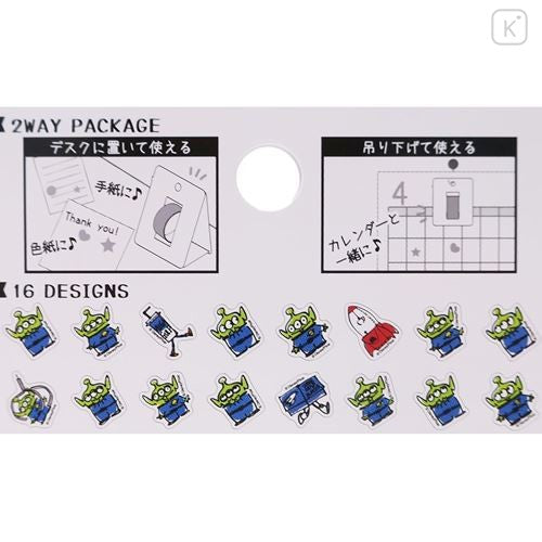 Peripetta Roll Sticker - Alien Little Green Men Japan Disney Store