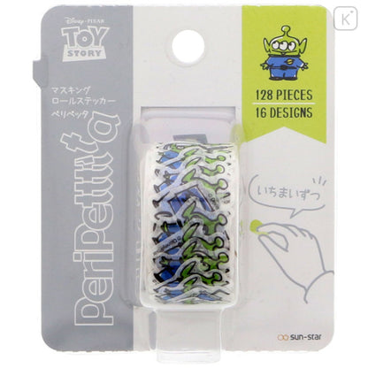 Peripetta Roll Sticker - Alien Little Green Men Japan Disney Store