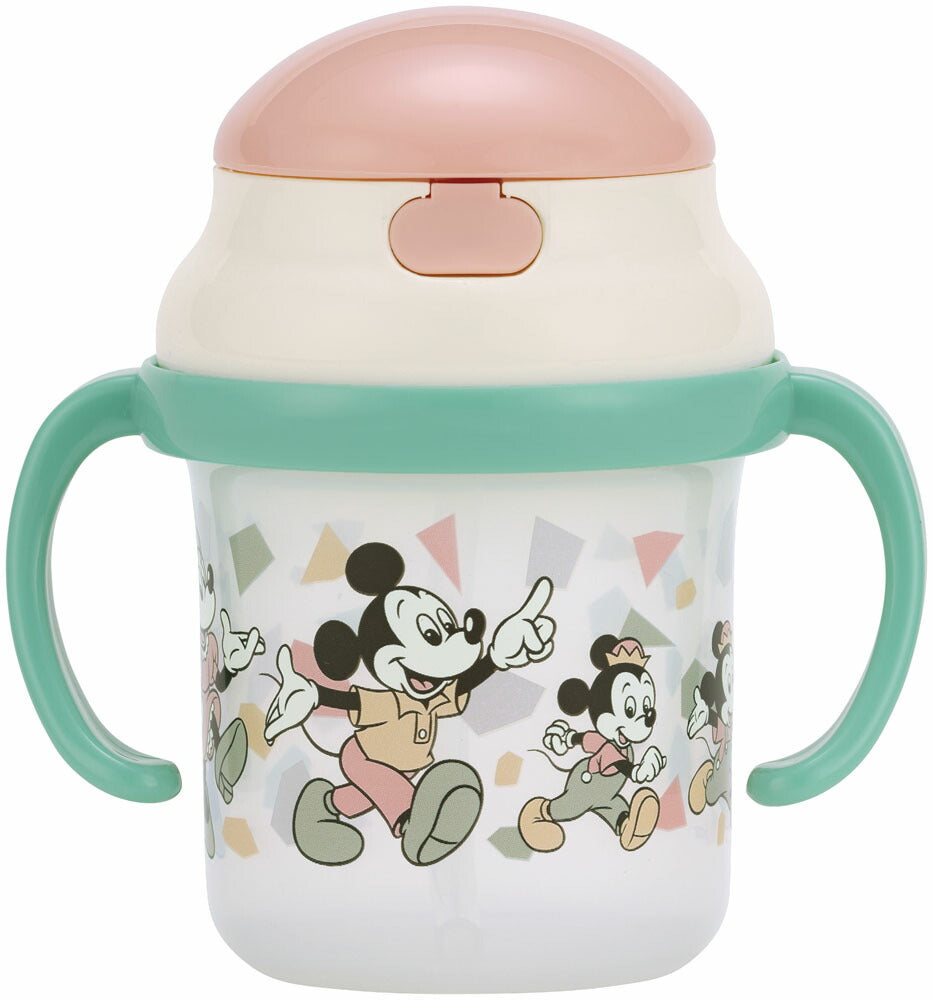 Skater Disney Micky Maus & Freunde Kinder-Trinklernbecher mit Strohhalm, 230 ml