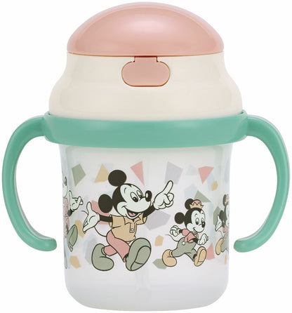 Skater Disney Micky Maus & Freunde Kinder-Trinklernbecher mit Strohhalm, 230 ml