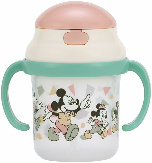 Skater Disney Micky Maus & Freunde Kinder-Trinklernbecher mit Strohhalm, 230 ml