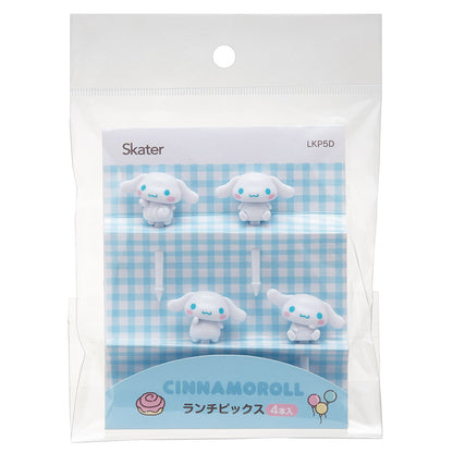 Cinnamoroll Lunch Picks 4-piece set for bento