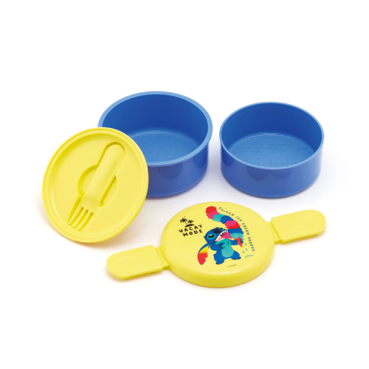Stitch Runde Lunchbox 2 Etagen 500 ml, antibakteriell – Produktbild