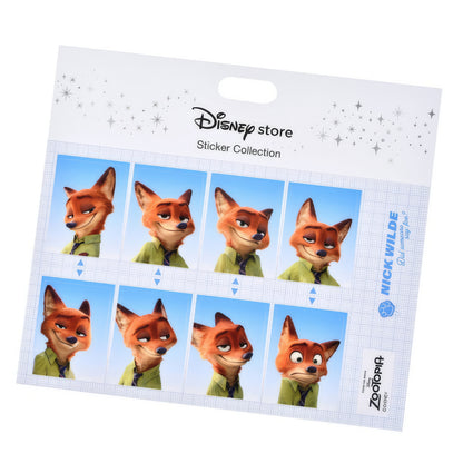 Nick Wilde Siegel Aufkleber im Passbildstil Japan Disney Store