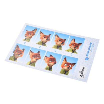 Nick Wilde Siegel Aufkleber im Passbildstil Japan Disney Store