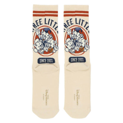 Three Little Pigs Socken Weiss